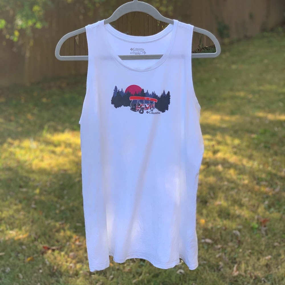 Columbia Sportswear Van Life ๐ Sleeveless Tank in Sunset Bluff Mesa ๐ถ๐ดโโ๏ธ๐ฃ NWOT - Picture 3 of 16